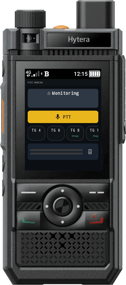 SVXConnect POC running on the Hytera P50